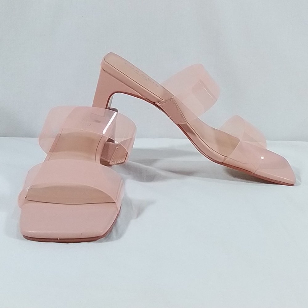 Torgeis Cordyline Women's Heeled Dress Sandals -Pink - 6.5 - NIB
